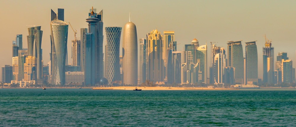 Doha skyline in the morning, courtesy Francisco Anzola