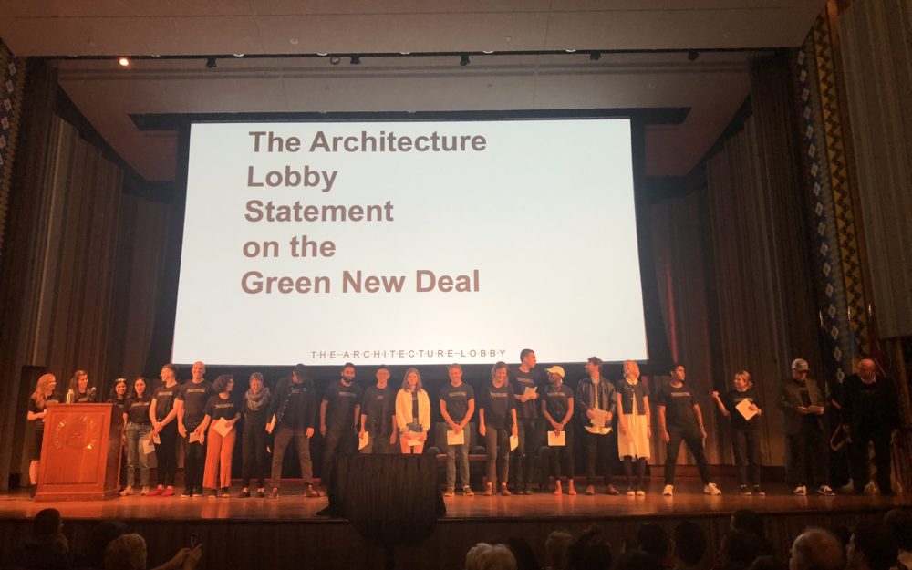the green new deal via arch lobby