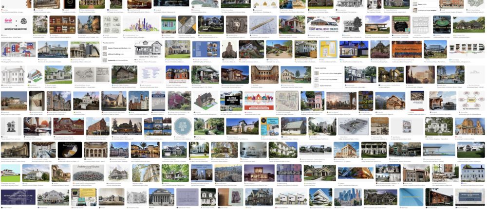 1 Google Search for Architectural Style