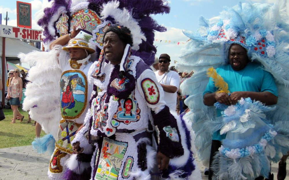 Mardi Gras Indian parade
