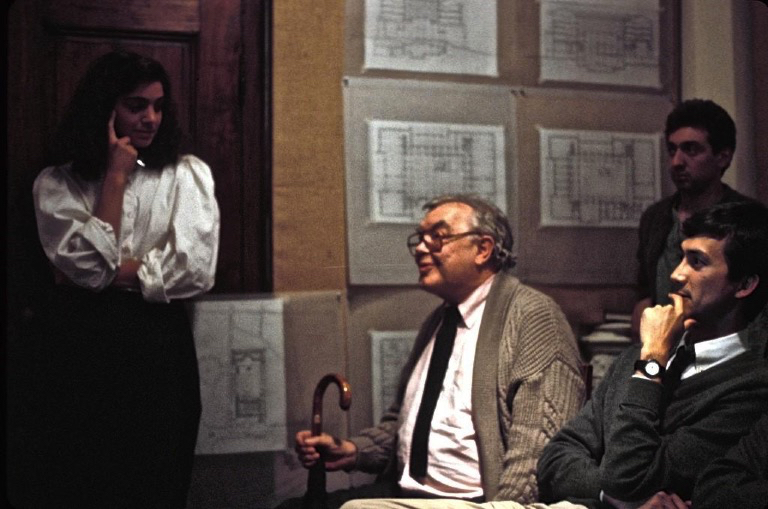 Fig 49 Rowe w students ca 1986