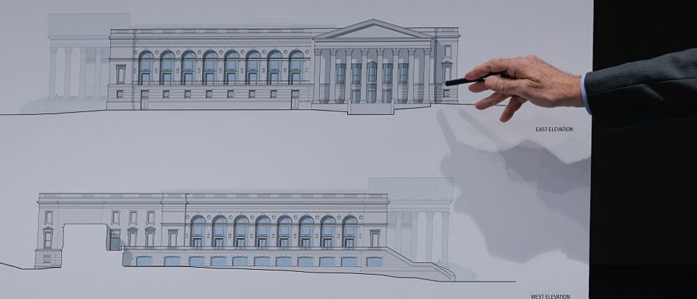 National Capital Planning Commission Meets To Discuss White House Ballroom Construction