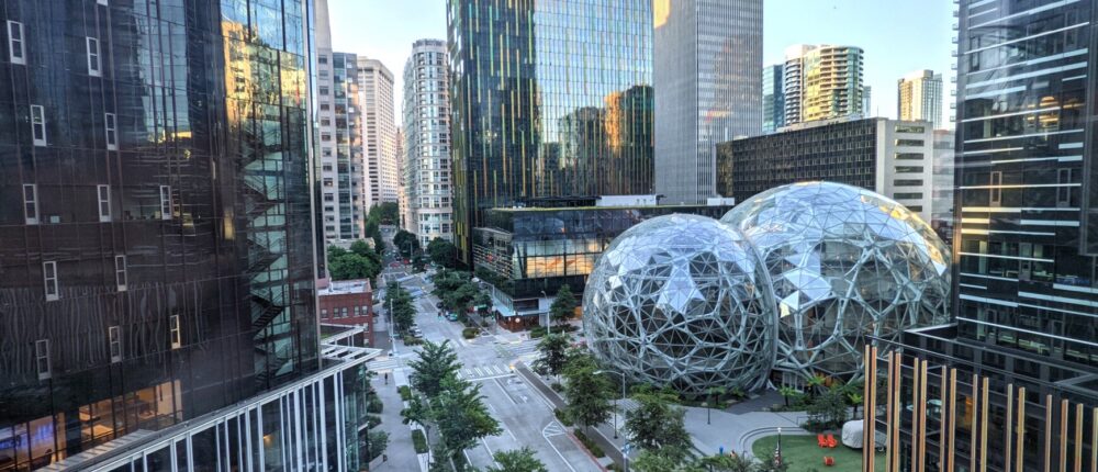 amazon seattle via seattle spheres